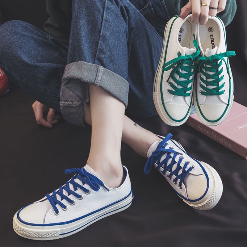 Giày Thể Thao Vải canvas Cổ Thấp Thời Trang Phong Cách Cho Nữ