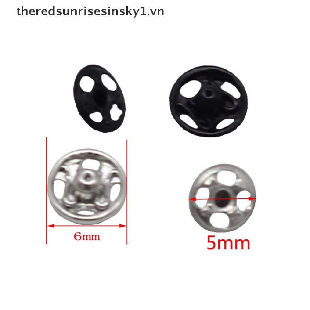 Set 24 nút nhấn mini dành cho may quần áo búp bê DIY tỉ lệ 1/6