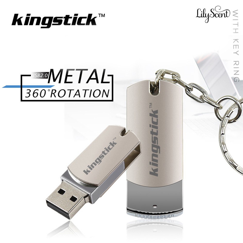 Usb Mini Bằng Kim Loại Dung Lượng 4 / 8 / 16 / 32 / 64 / 128gb Cho Pc Laptop