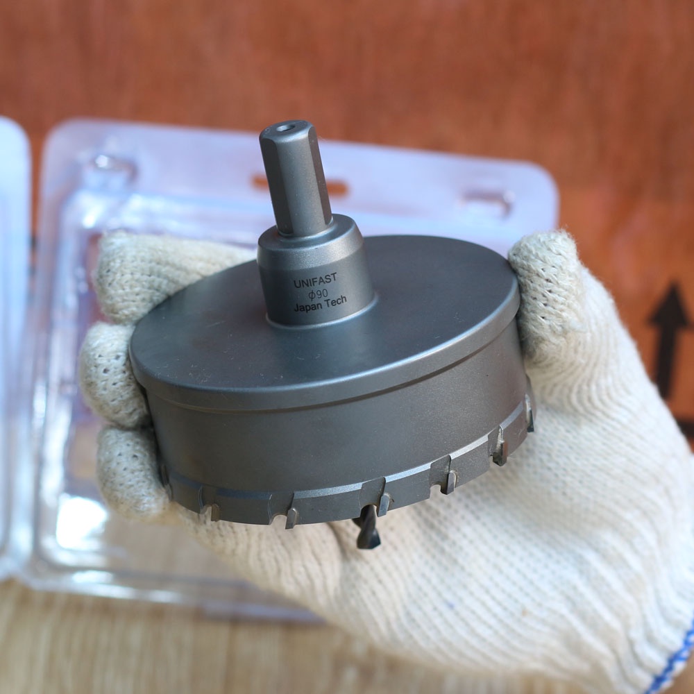Mũi khoét lỗ inox chíp hợp kim siêu cứng UNIFAST
