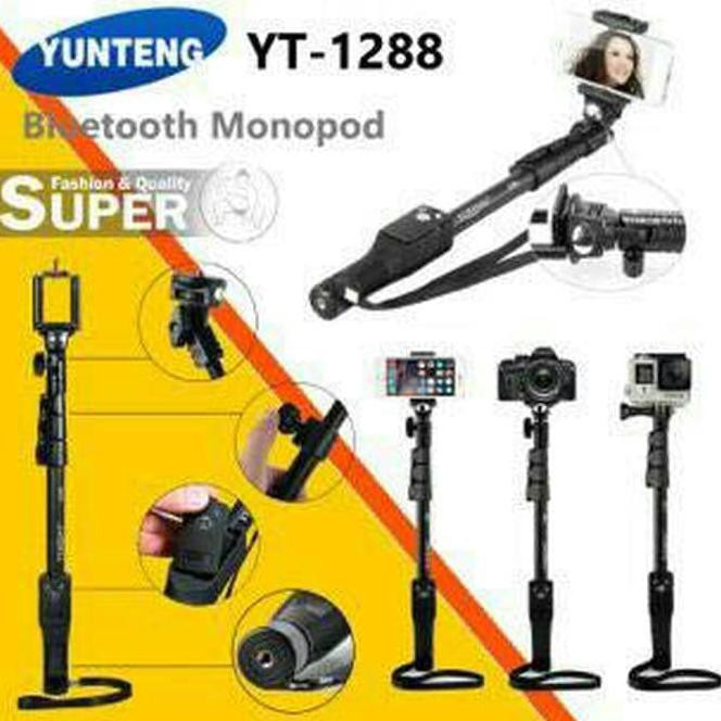 Bộ Gậy Chụp Ảnh F4Jp Promo Yunteng Yt 1288 Bluetooth + Chân Tripod Yt 288 8416