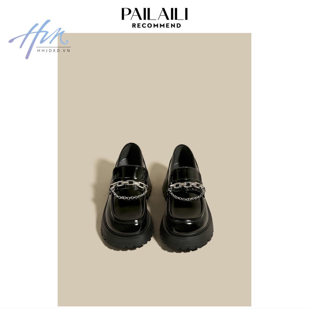 Giày Lười Da Phong Cách Retro Nhật Bản 2022 Hợp Mùa Xuân Thu Cho Nữ