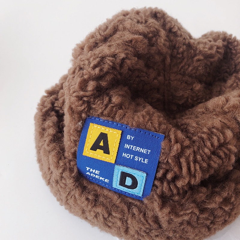 Nón len giữ ấm phong cách hip hop cho bé