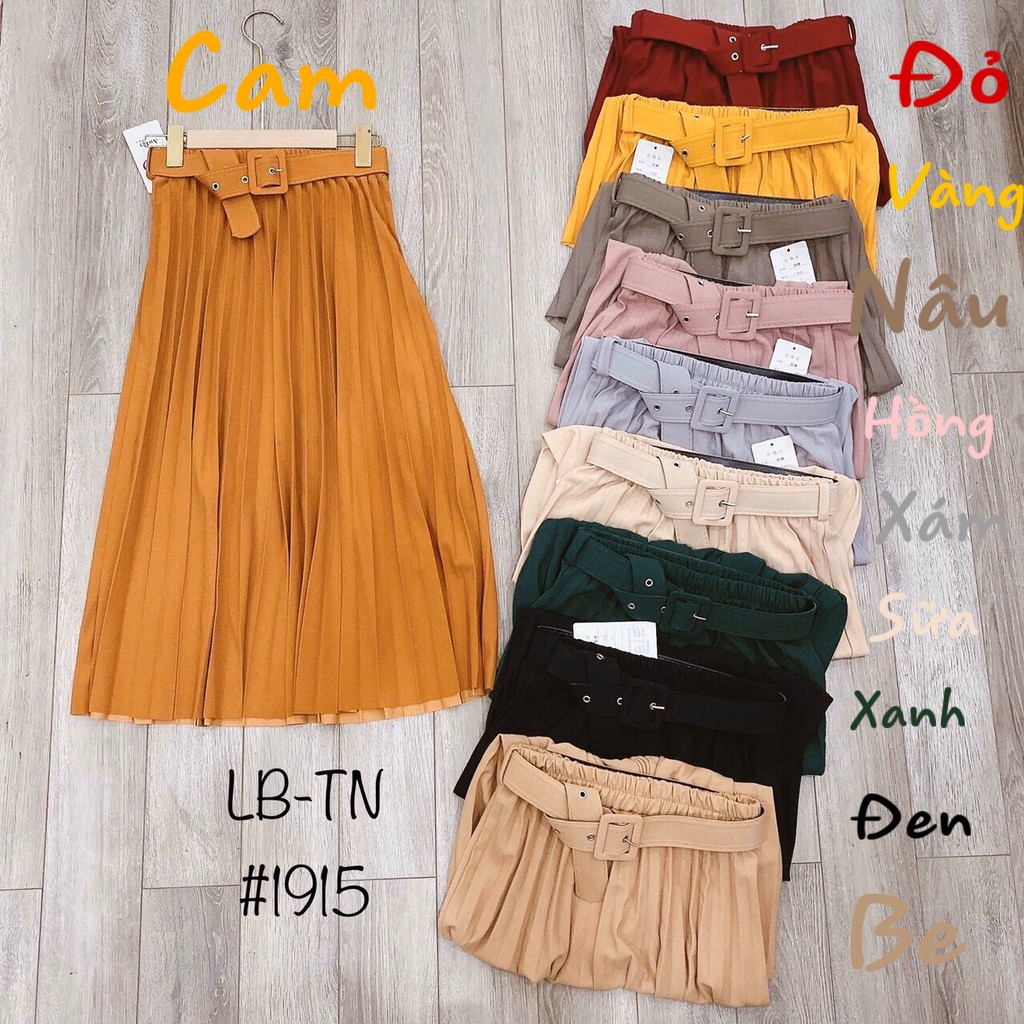 CHÂN VÁY XẾP LY ĐAI CỰC XINH #1915 | BigBuy360 - bigbuy360.vn