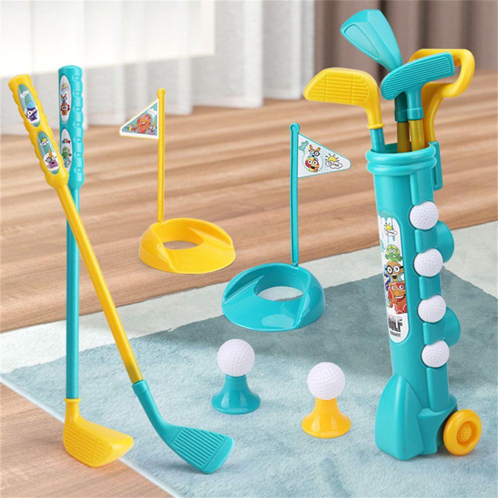 Bộ Dụng Cụ Tập Đánh Golf Mini Bằng Nhựa Vui Nhộn Cho Bé