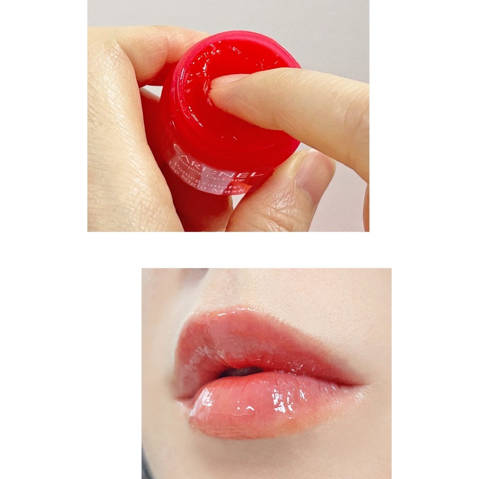 Mặt Nạ Ngủ Môi Giúp Cấp Ẩm, Tẩy Da Chết, Ngừa Lão Hoá Care:Nel Pomegranate Lip Night Mask 5g - Lựu