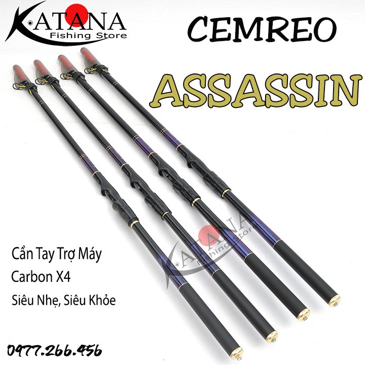 Cần Câu Tay Trợ Máy - Cần Iso - Cemreo Assassin - 4m5 5m3