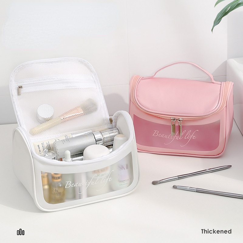 Túi Đựng Mỹ Phẩm Trong Suốt Chống Thấm Nước Cao Cấp Tiện Lợi Dễ Sử Dụng Khi Đi Du Lịch
