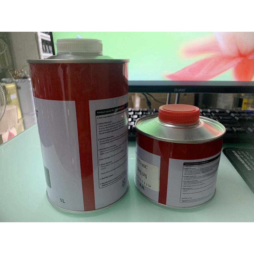 Dầu bóng sơn bóng 2K hiệu Kodo CF8800C tỉ lệ 2:1