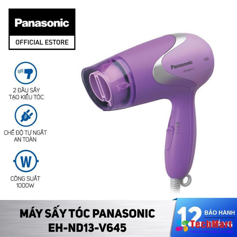 Máy Sấy Tóc Panasonic EH-ND13-V645 - Bảo Hành 12 Tháng - Hàng Chính Hãng