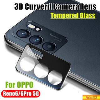 Miếng kính cường lực 3D bảo vệ camera cho điện thoại Oppo Reno6 Reno 6 Pro 4g 5g