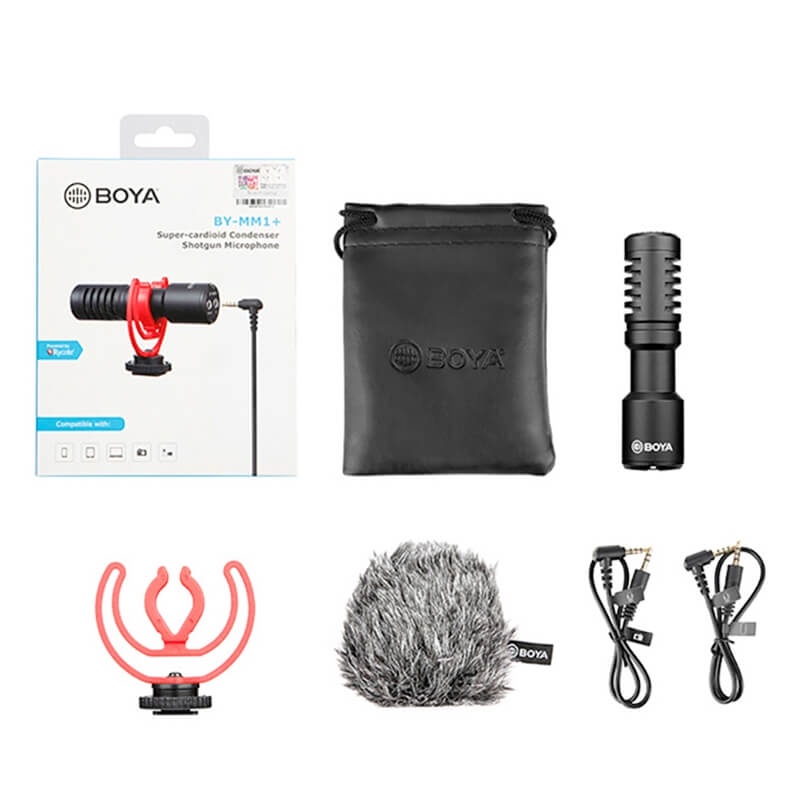 MIC ĐỊNH HƯỚNG BOYA BY-MM1+ CHO ĐIỆN THOẠI VÀ MÁY ẢNH