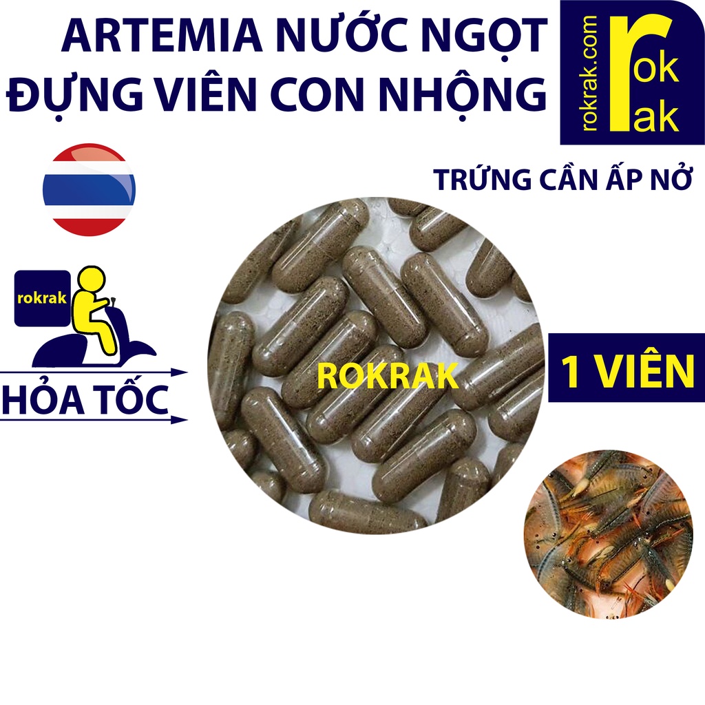Artemia Nước Ngọt Dạng Viên Con Nhộng Thái Lan