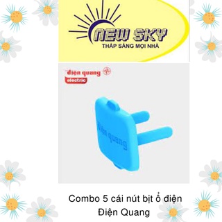 Nút bịt ổ điện Điện Quang bảo vệ an toàn cho bé yêu (Giao màu ngẫu nhiên)