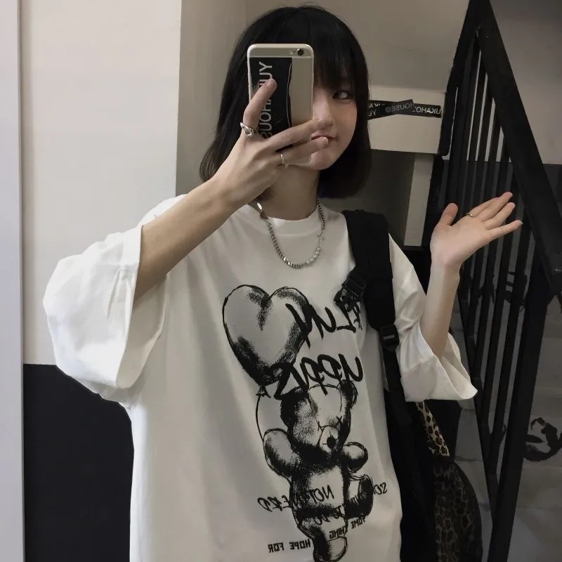 Áo thun tay lỡ form rộng nam nữ vải mịn, Áo phông unisex Tiger.86 AFR338