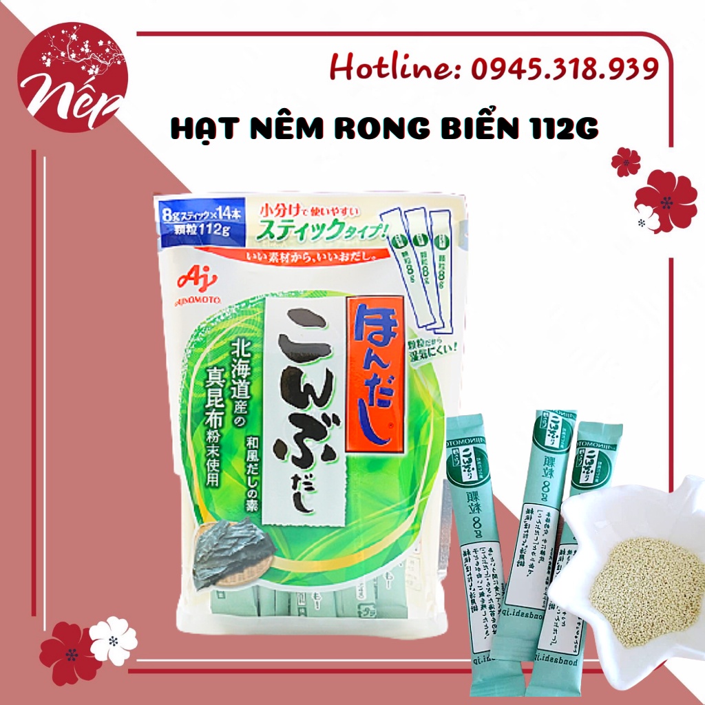 HẠT NÊM RONG BIỂN 112G (DATE T5.2023)