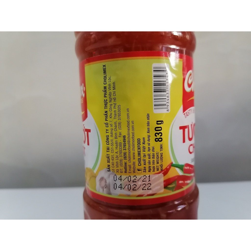 [830g – Chua ngọt] Tương Ớt [VN] CHOLIMEX Sweet and Sour Chili Sauce (choli-hk)