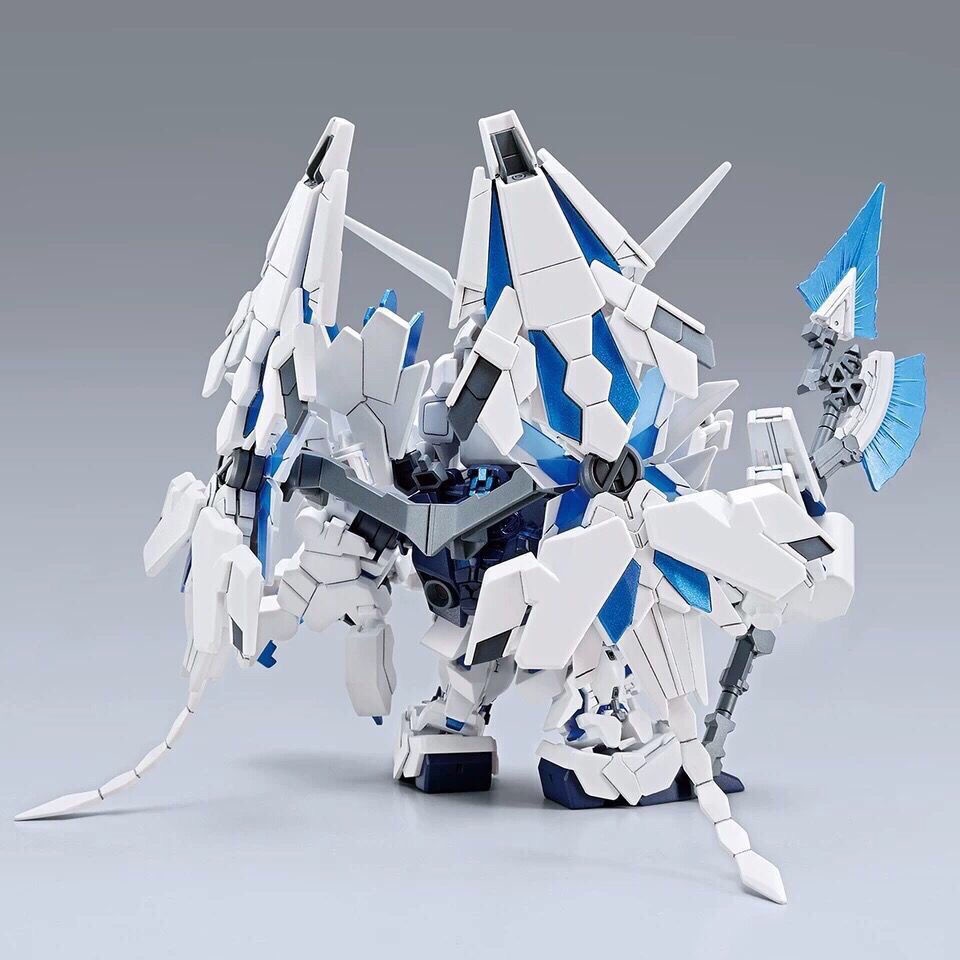 Giao hàng miễn phí tại chỗ sản xuất trong nước Qiyue phẩm mới SD BB Q phiên bản Gundam Mô hình lắp ráp hoàn hảo Unicorn