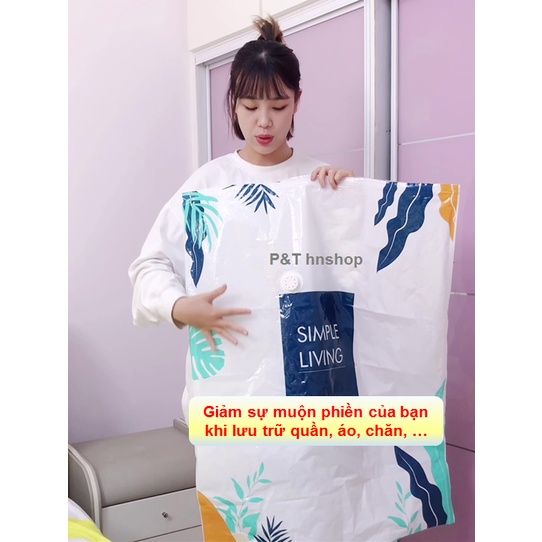 Túi Hút Chân Không Đựng Quần Áo, Chăn Màn SIMPLE LIVING