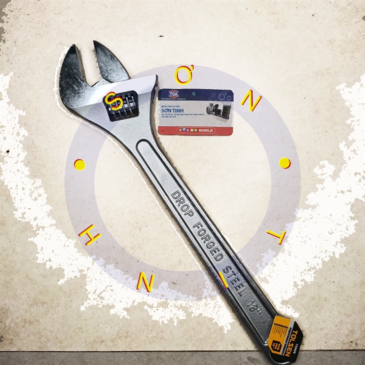 MỎ LẾT CÁN TRƠN 450mm,18'' TOLSEN 15006