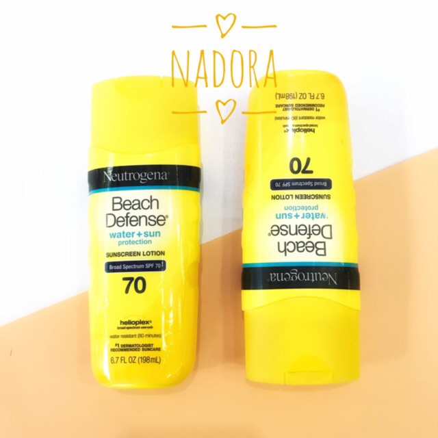 Kem chống nắng Neutrogena Beach Defense Sunscreen Lotion Broad Spectrum SPF 70 (198ml) | BigBuy360 - bigbuy360.vn