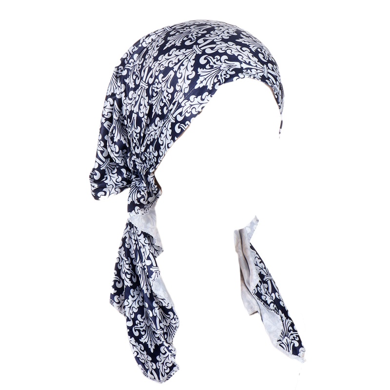 Mũ Trùm Đầu Co Giãn Thiết Kế Đuôi Dài Phong Cách Hồi Giáo