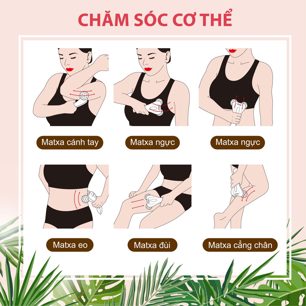 Cây Lăn Massage nâng cơ 3d  - cây lăn matxa 3d