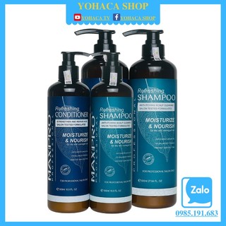 Bộ dầu gội xả maxpro phục hồi suôn mượt 500/800ml