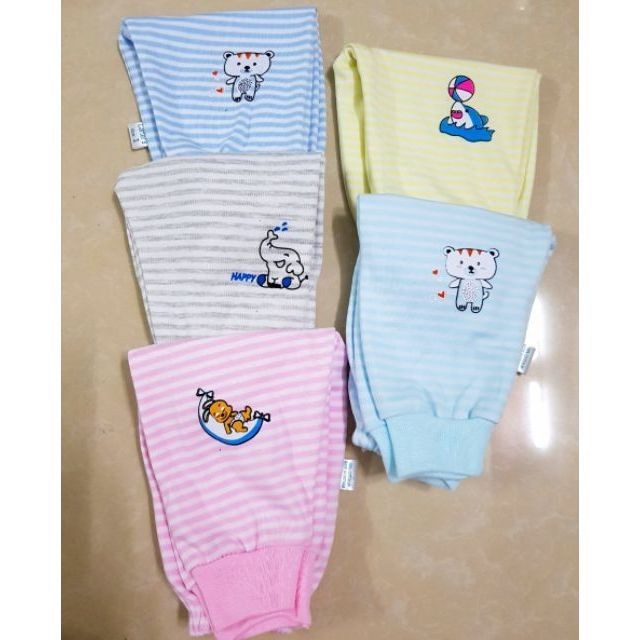 (1 chiếc) Quần dài cotton mềm mịn in hình ngộ nghĩnh cho bé từ 0-30 tháng (Hàng Việt Nam)