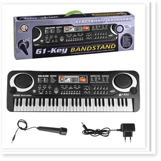 Đàn piano điện tử 61 phím kèm mic cho bé