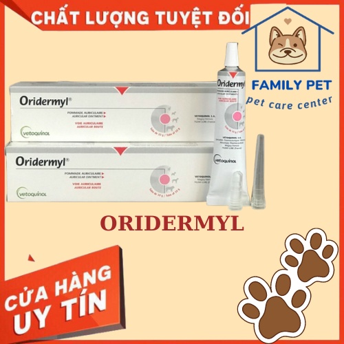 ORIDERMYL CHỮA VIÊM TAI CHÓ MÈO