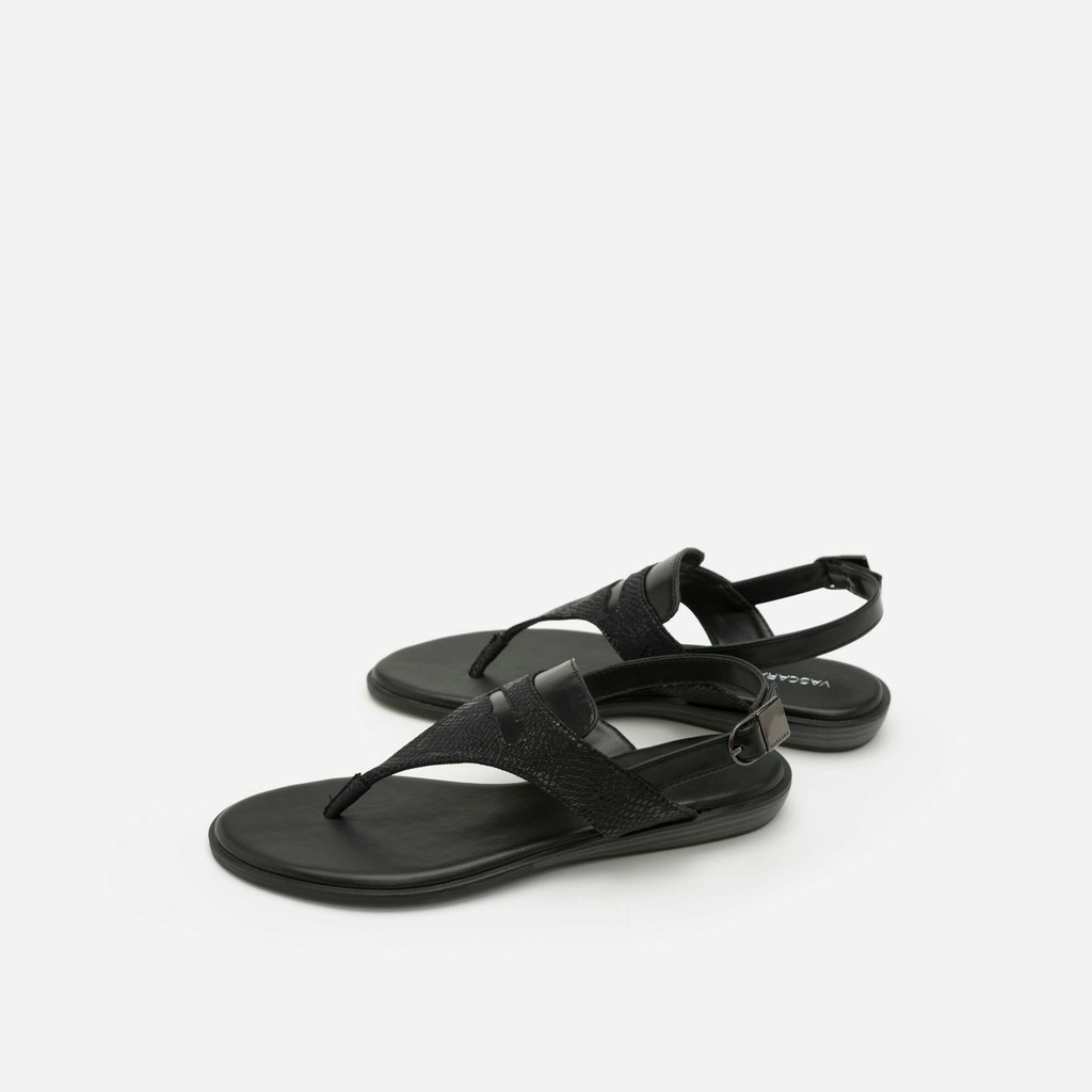 Vascara - Giày Sandal Quai Kẹp - SDK 0285 - Màu Đen