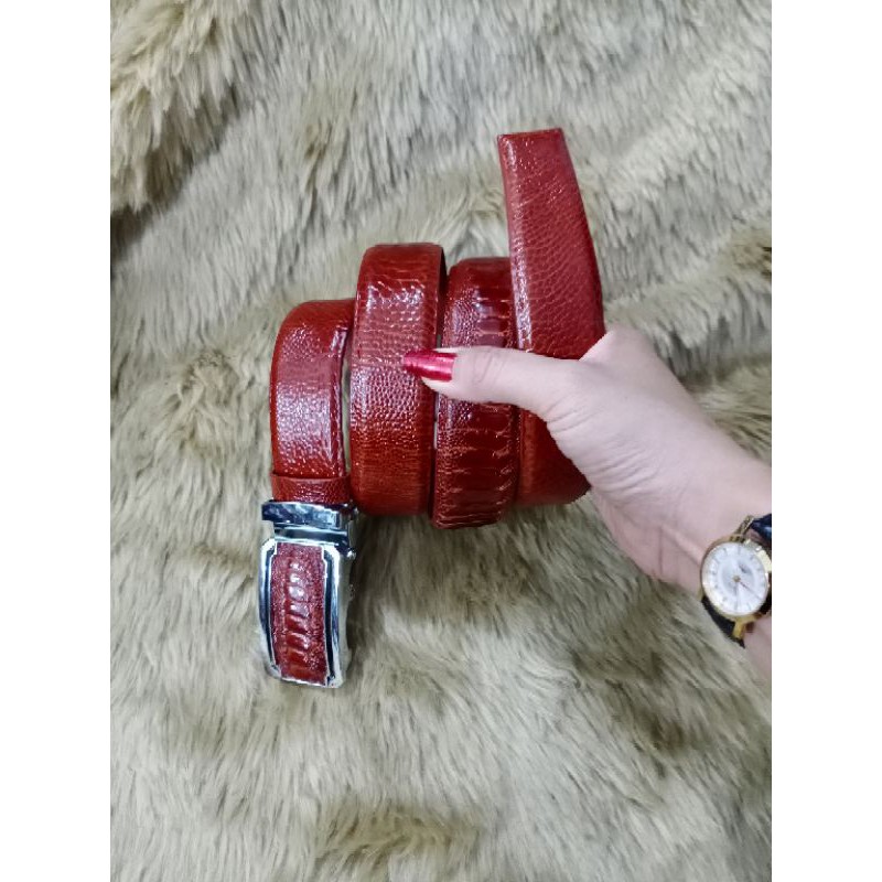 thắt lưng đà điểu nâu