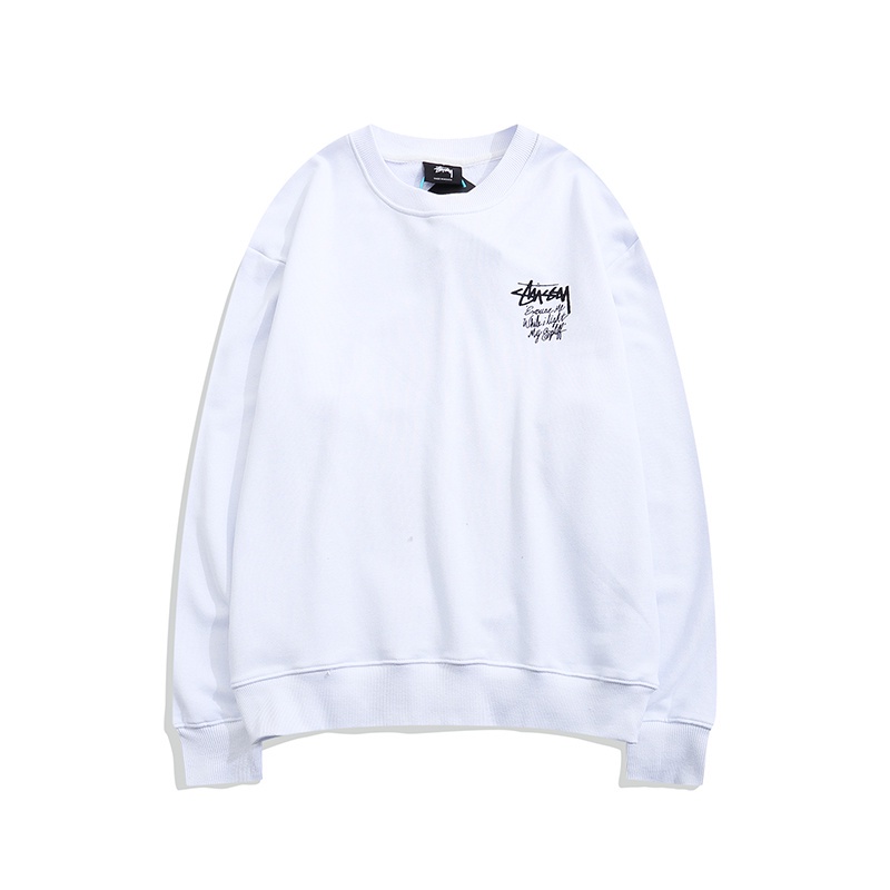 Áo len cổ tròn họa tiết độc đáo cho nam và nữ 1105 Stussy | WebRaoVat - webraovat.net.vn