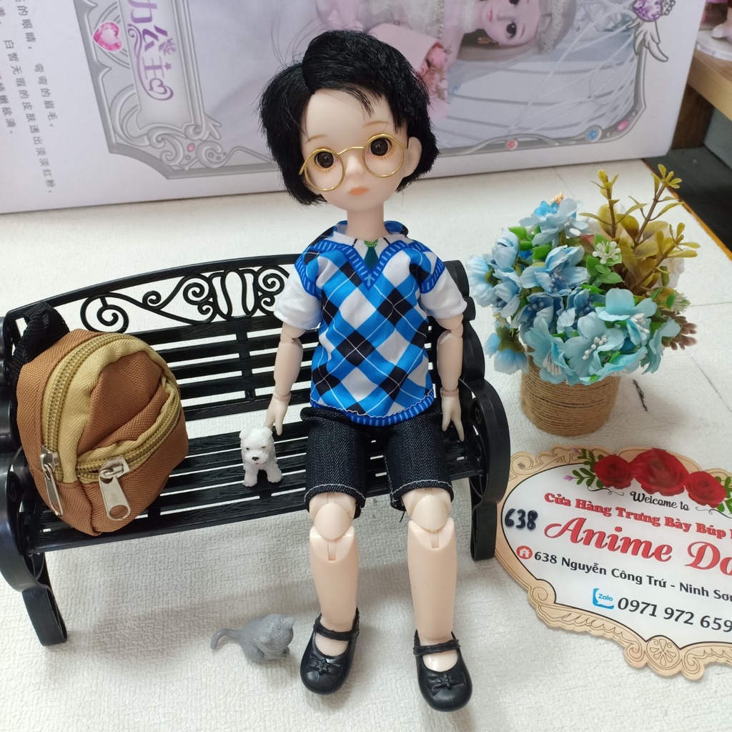 Búp Bê Nam Cao 30cm Cơ Thể Mập Mạp Kèm Đồ Và Phụ Kiện Cute giá tốt