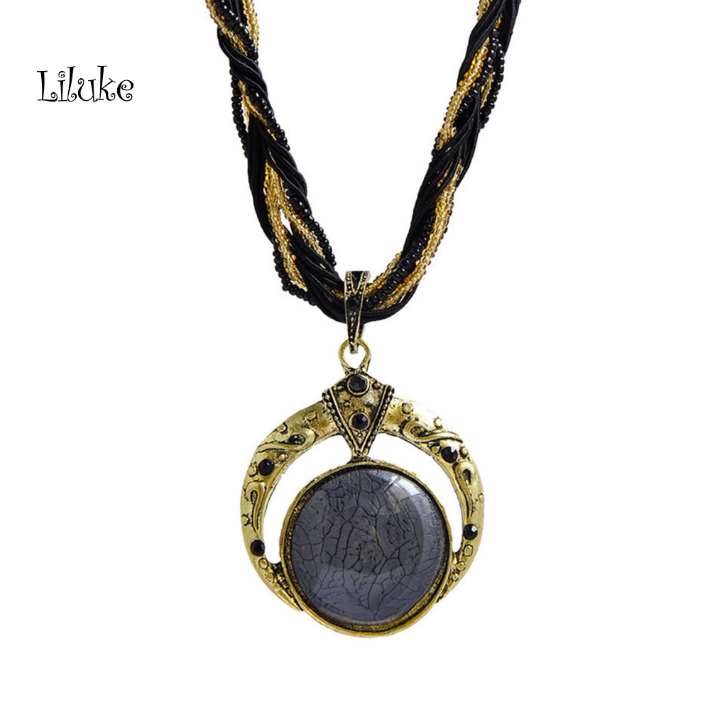 Vòng cổ Hợp Kim Mạ Vàng / Bạc Nhiều Lớp Đính Hạt Nhỏ Xinh Xắn Cho Nữ