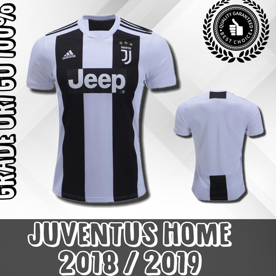 Áo Thun Bóng Đá Đội Tuyển Juventus 2018 Chính Hãng