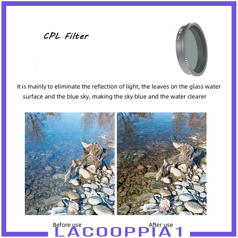 [LACOOPPIA1]4 Pieces Lens Filters ND8 ND16 ND32 ND64 Replaces for Insta360 GO 2 Premium