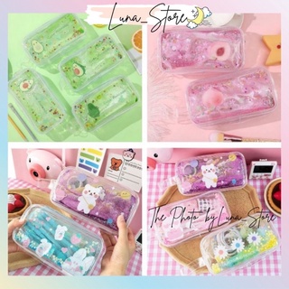 Bóp viết[FREE SHIP] Hàn Quốc trong kim tuyến lấp lánh ADORA BV01