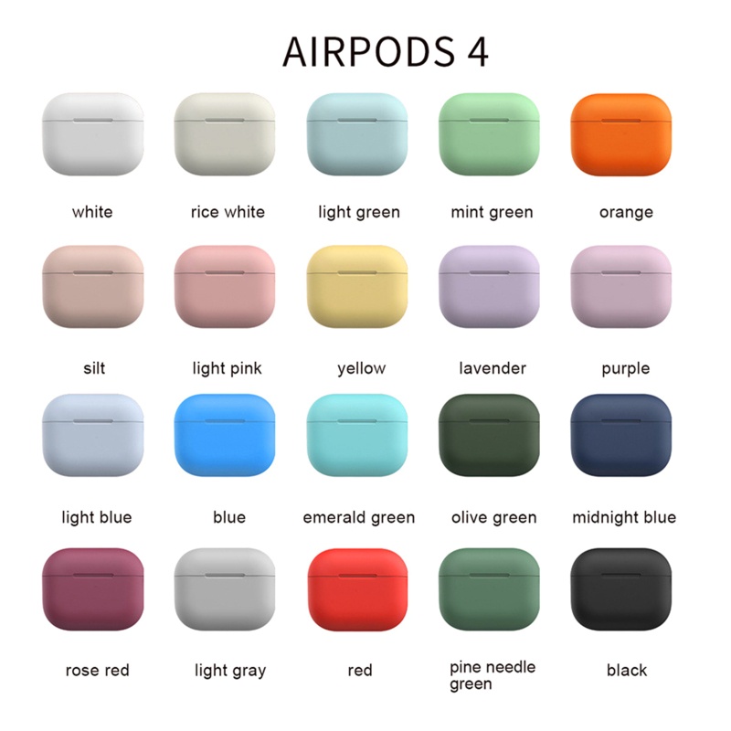 Vỏ Bảo Vệ Hộp Sạc Tai Nghe Không Dây Apple 3 LIDU1 Bằng Silicon Chống Rơi