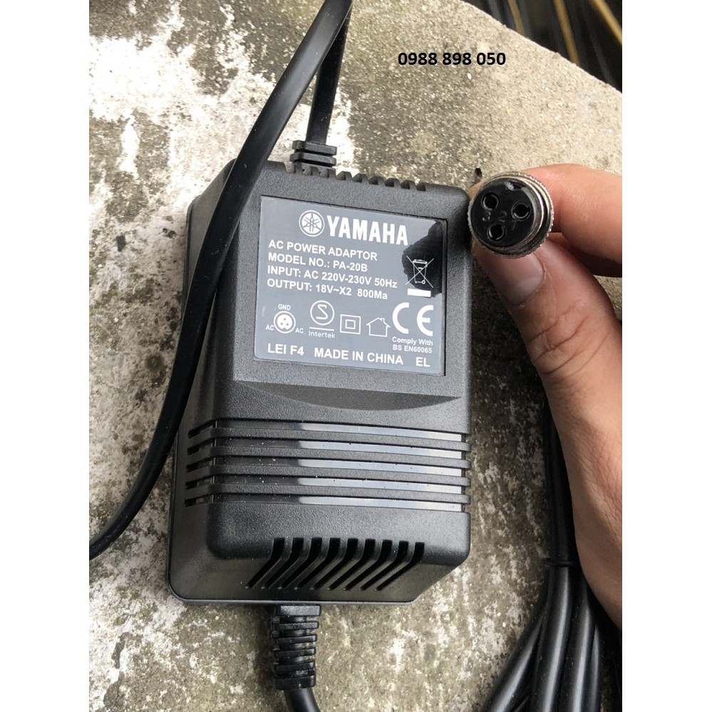Bộ nguồn Adaptor Mixer Yamaha AC 18V ~ X2 800ma Loại Tốt