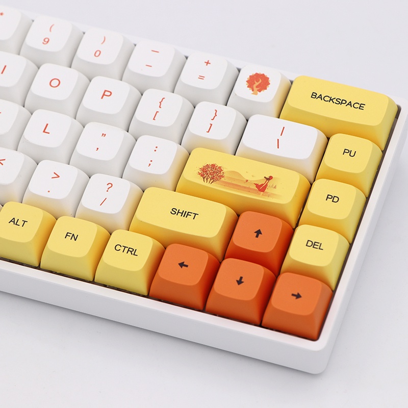 Keycap Cho Bàn Phím Cơ PBT XDA  AUTUMN 129 Phím | Ez.Market