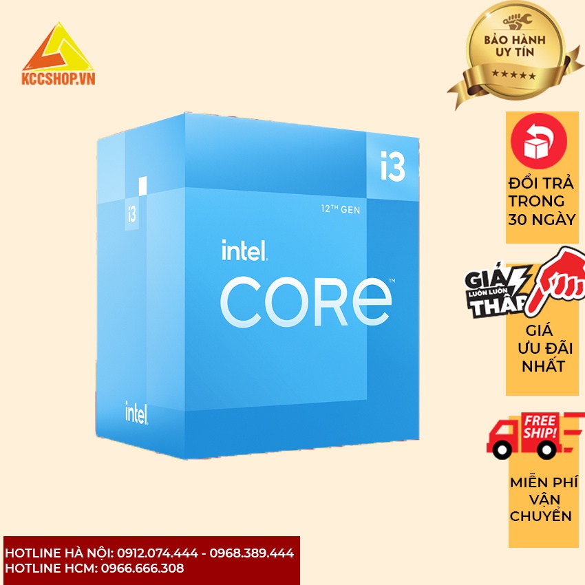 Chip Vi Xử Lí CPU Intel Core i3 12100F