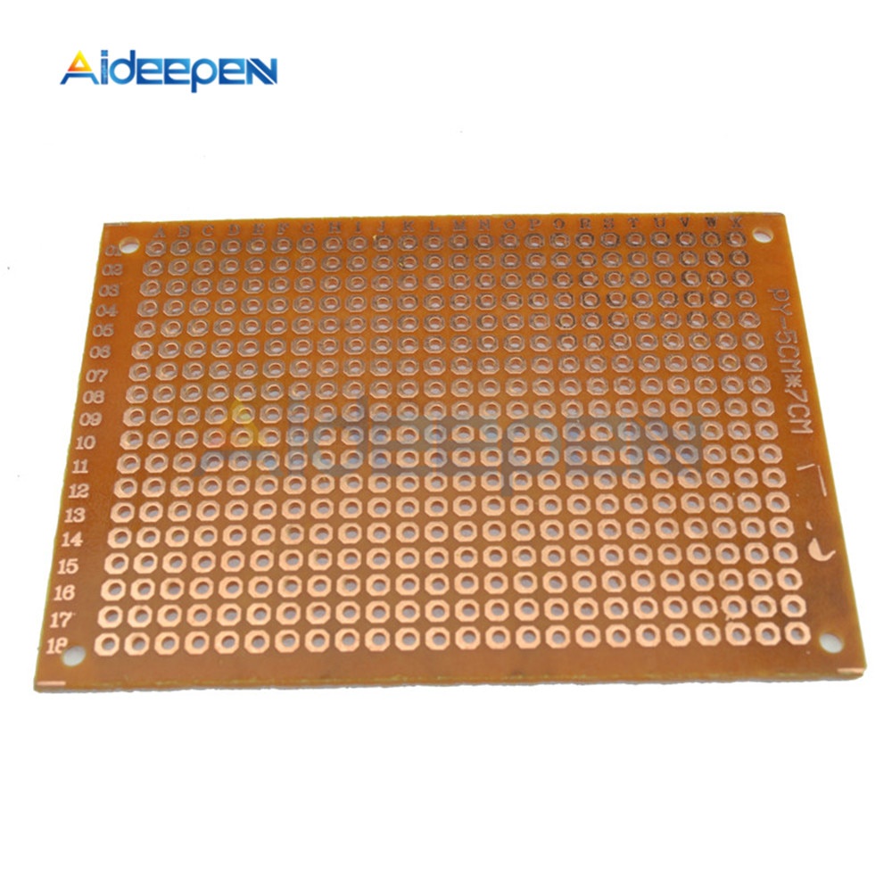 Set 100 bảng mạch PCB 50x70 mm 2.54mm 5x7 cm