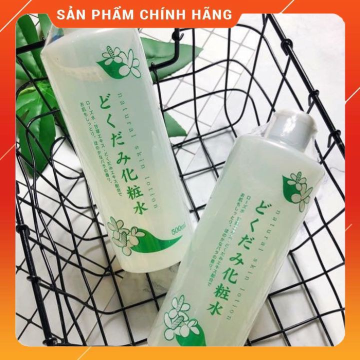 Nước hoa hồng diếp cá Dokudami [CHUẨN NỘI ĐỊA ]  ngăn ngừa mụn 500ml,dưỡng ẩm sâu Nhật Bản