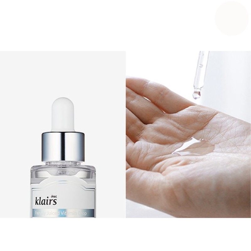 Tinh chất Serum dưỡng sáng và trẻ hóa da Dear Klairs Freshly Juiced Vitamin Drop 35ml