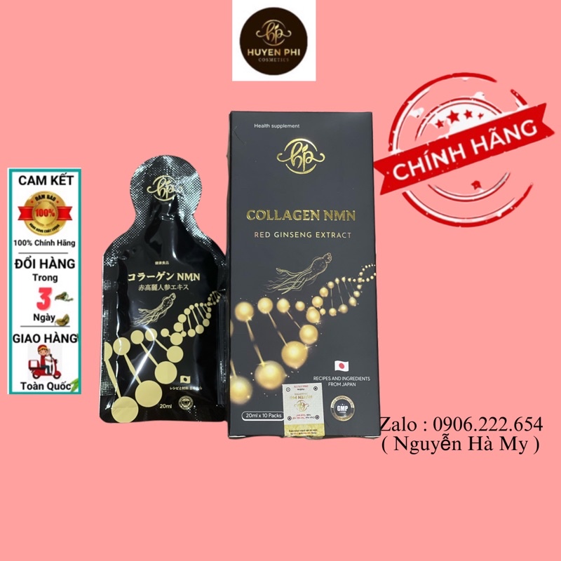 Collagen NMN Huyền Phi_Hàng chính hãng hôp 10 gói