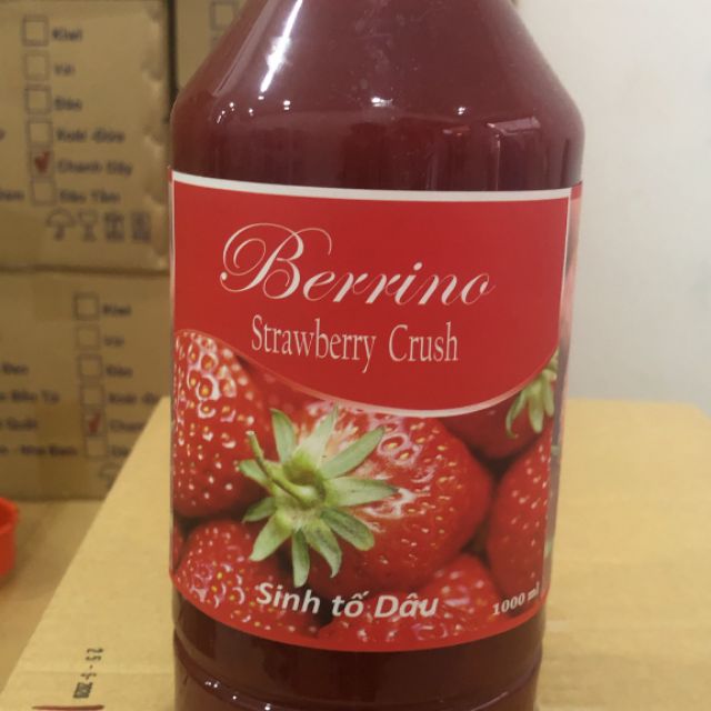 Sinh tố dâu Berrino