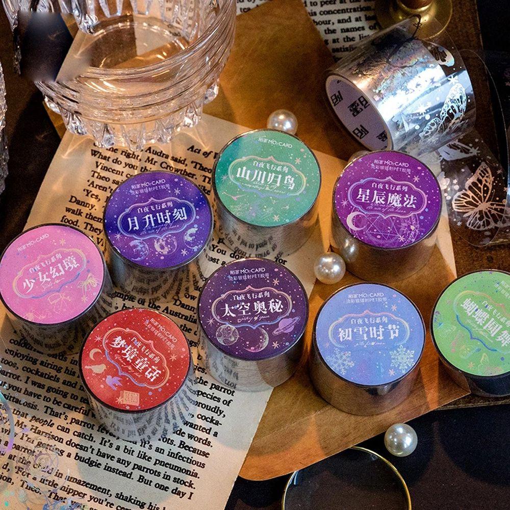 Băng Keo PET In Họa Tiết Dreamland Độc Đáo Trang Trí Sổ Tay / Văn Phòng