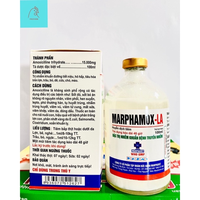 Marphamox LA sản phẩm chất lượng cao của công ty Marphavet